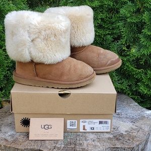 UGG girls tall bailey triple button boots